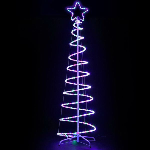 Jingle Jollys Christmas Led Motif Light 1.88M Tree Waterproof Colourful Seasonal Decorations