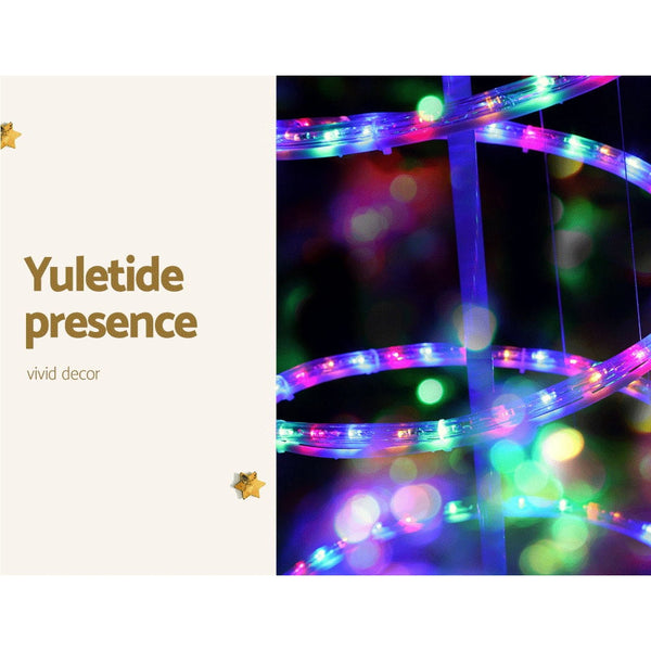 Jingle Jollys Christmas Led Motif Light 1.88M Tree Waterproof Colourful Seasonal Decorations