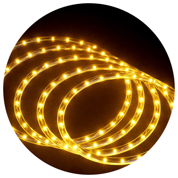20M Christmas Lights String Rope Decorations 600 Led Warm Jingle Jollys Decorative Lighting