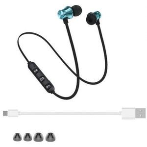 Xt 11 Magnetic Sports In Ear Bluetooth Headphones Black Gun Color Machine