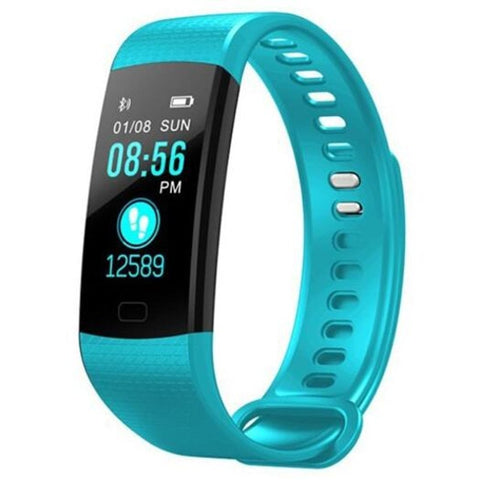 Y5 Smart Bluetooth Bracelet Fitness Sports Smartwatch Turquoise