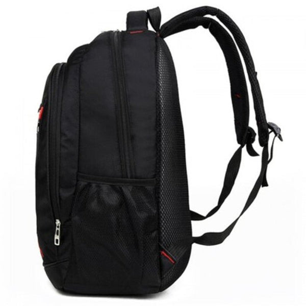 Ls634 Men's Trendy Student Backpack Casual Travel Business Black Backpacks