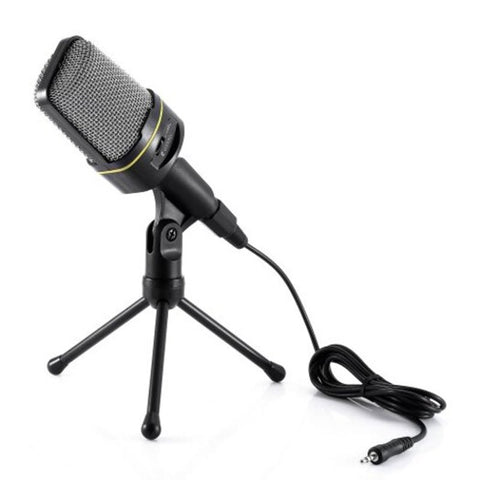Desktop Microphone Dynamic Condenser Sound Black