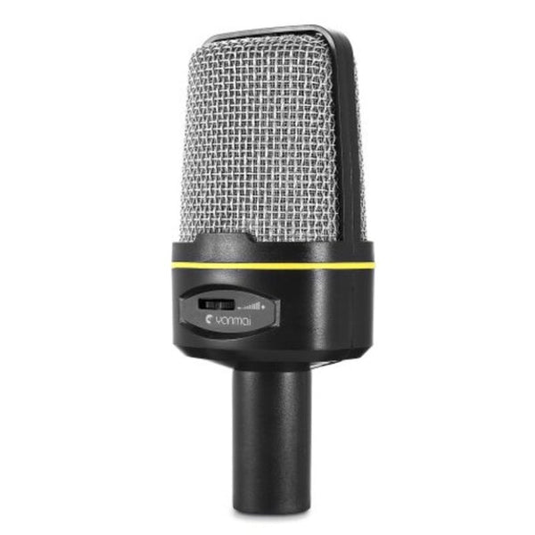 Desktop Microphone Dynamic Condenser Sound Black Microphones
