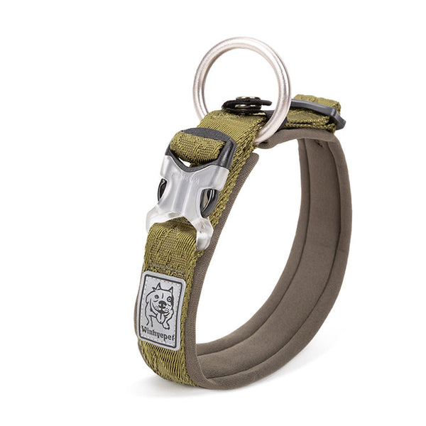 Whinhyepet Black Reflective Dog Collar Xs Adjustable Puppy Leads & Head Collars