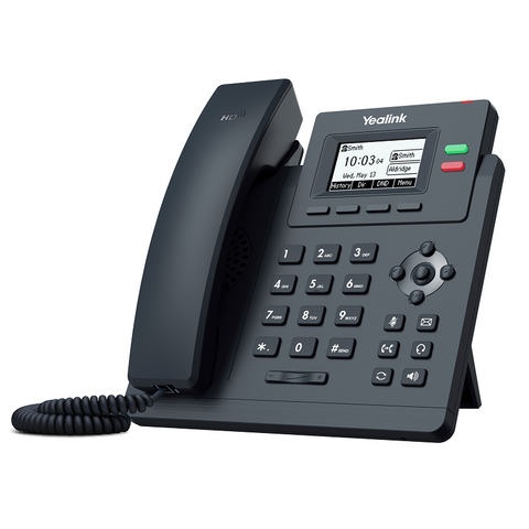 Yealink T31g 2 Line Ip Phone, 132X64 Lcd, Dual Gigabit Ports, Poe. No Power Adapter Included