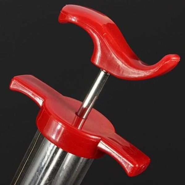 30Ml Bbq Meat Marinade Sauce Seasoning Syringe Injector Red Barbecue Tools
