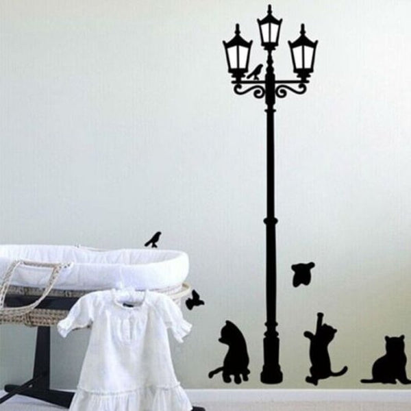 Cartoon Black Cat Pattern Decoration Wall Sticker Wall Stickers