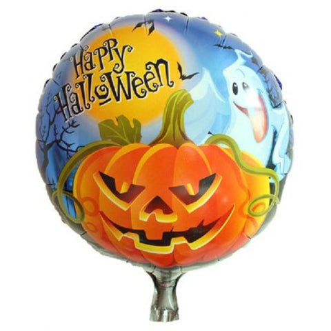 Halloween Pumpkin Ghost Balloons Decorations Foil Toys Party Supplies Multi
