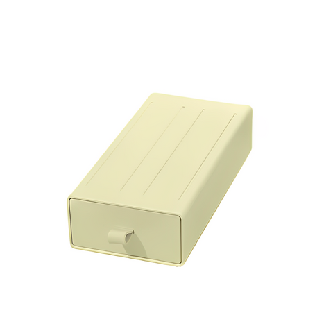 Storage Box Yellow 20X10x5cm Desktop Stackable Drawer Type Organizer Storage Boxes