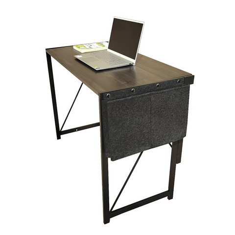 Yes4homes Computer Desk, Sturdy Home Office For Laptop, Modern Simple Style Writing Table, With Storage Bag