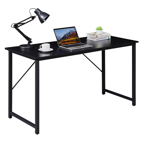 Yes4homes Computer Desk, Sturdy Home Office Gaming For Laptop, Modern Simple Style Writing Table, Multipurpose Workstation