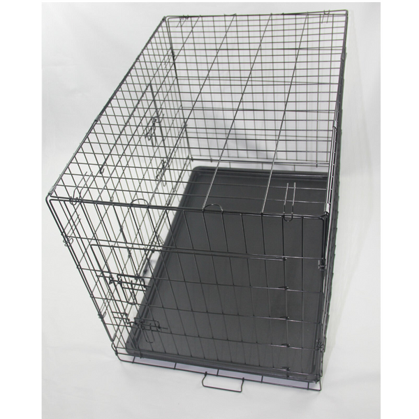 Yes4pets 30' Portable Foldable Dog Cat Rabbit Collapsible Crate Pet Cage With Blue Cover Mat Dog Cages