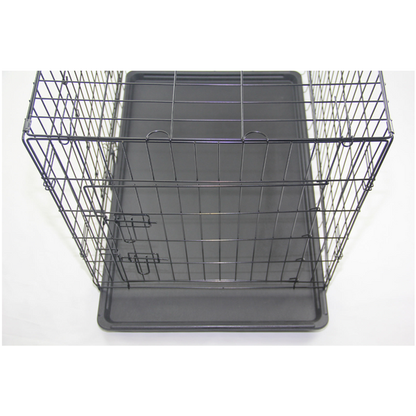 Yes4pets 30' Portable Foldable Dog Cat Rabbit Collapsible Crate Pet Cage With Blue Cover Mat Dog Cages