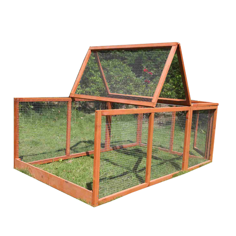 Yes4pets Large Chicken Coop Run Guinea Pig Cage Villa Extension Rabbit Hutch House Pen