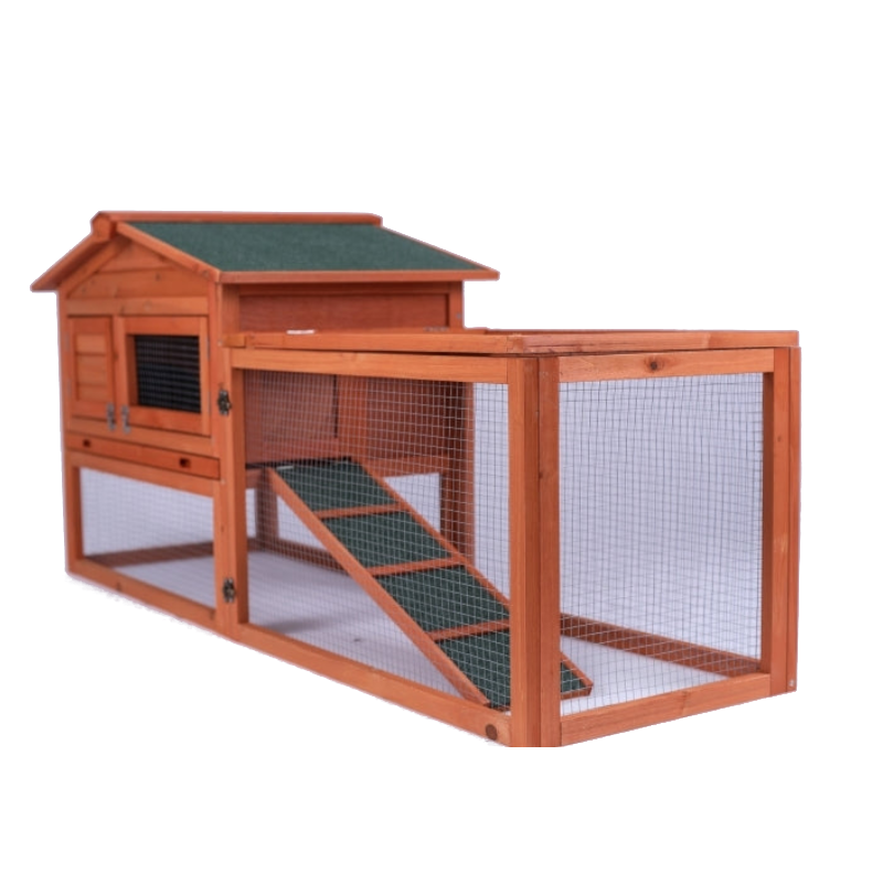 Yes4pets Rabbit Hutch Metal Run Wooden Cage Guinea Pig House