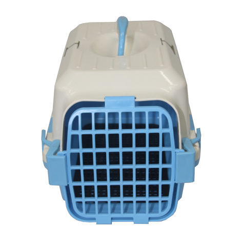 Yes4pets Small Dog Cat Crate Pet Carrier Rabbit Guinea Pig Cage With Tray-Blue
