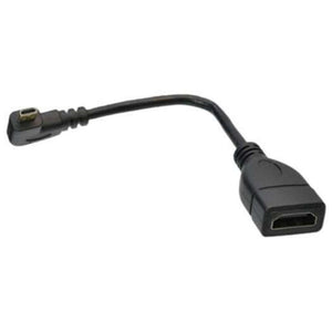 High End Micro Hdmi To Bend Short Cable 15Cm Black