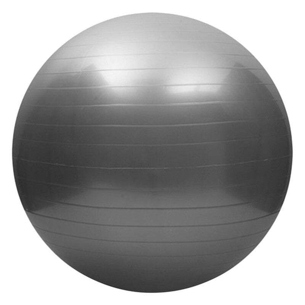 Sports Yoga Balance Ball Exercise For Fitness Stability Extra Thick Professional Grade Anti Burst Workout Program Sliver 85Cm Exercise Balls