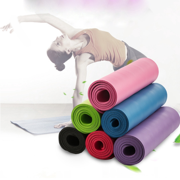 Tpe Exercise Yoga Mat Non Slip Gym Fitness Pilates Workouts Thick Pad Mats Mats & Non Slip Towels