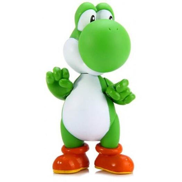 Character Figurines Yoshi Dragon Figure Model Super Mario Brother Pvc Minifigure Green