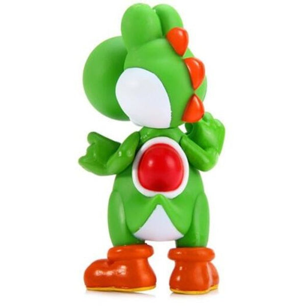 Yoshi Dragon Figure Model Super Mario Brother Pvc Minifigure Green Character Figurines
