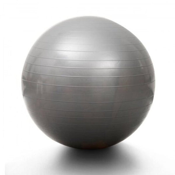 65 Cm Exercise Ball Air Pump For Yoga Fitness Pilates Balance Gym Aerobic Purple Exercise Balls