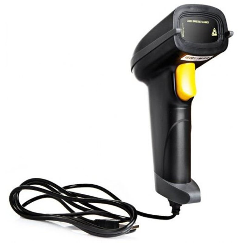 A5l Wired Handheld Usb Interface Barcode Scanner Black Barcode Scanners