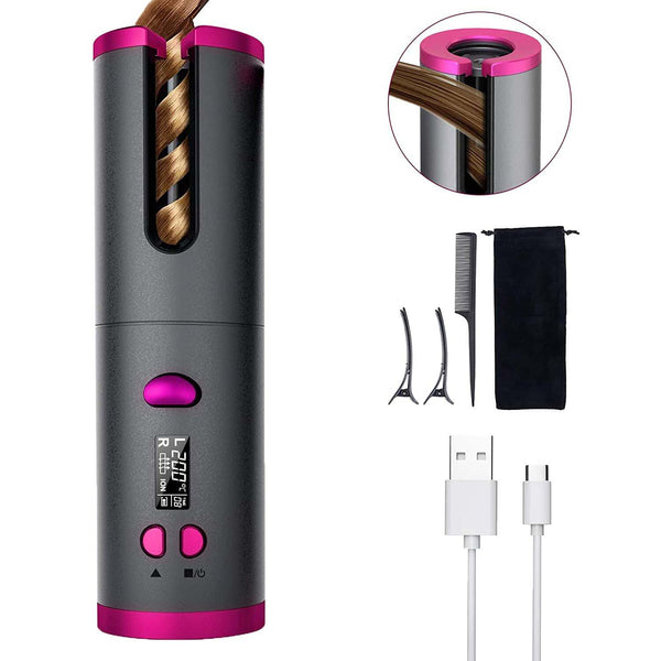 Lenoxx Cordless Automatic Hair Curler Rollers & Curlers
