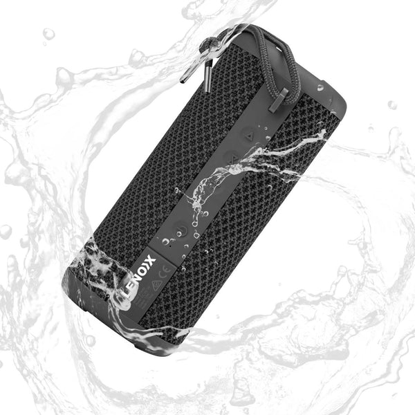 Ipx7 Waterproof & Portable Bluetooth Speaker (Black) 10W 360 Audio Audio Docks & Mini Speakers