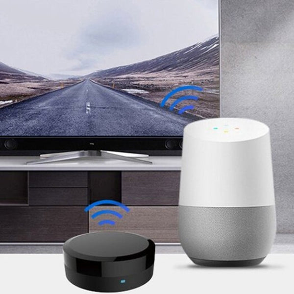 Zc H1 Smart Wifi Ir Universal Intelligent Infrared Remote Controller App Voice Black Smart Home Hub Accessories