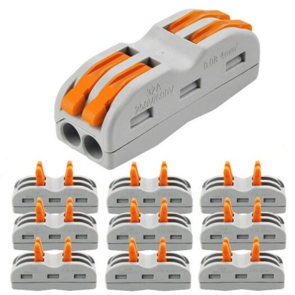 2 / 3 Way Wire And Cable Electrical Connection Terminal Household Connector 10Pcs Multi Wire & Cable Connectors