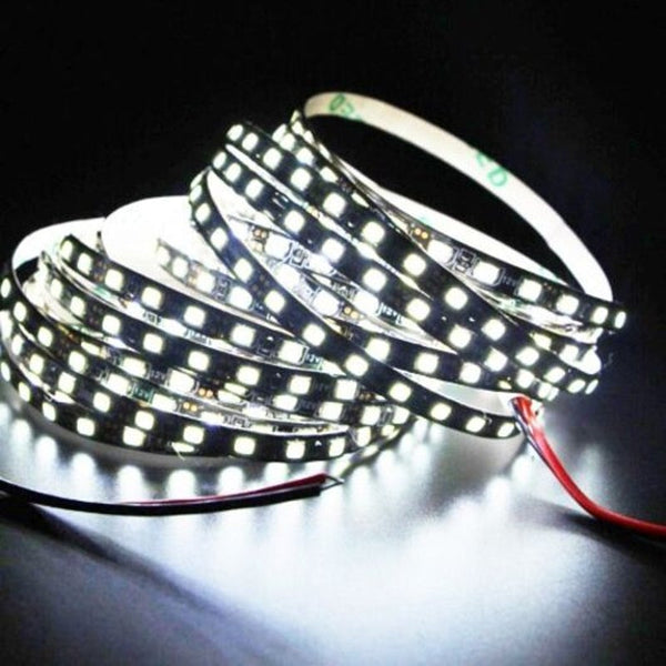5Mm Wide And Thick Fpc High Brightness 2835 Light Strip 120 Led Per Metre Soft Dc12v Black 1M Cold White String Lights