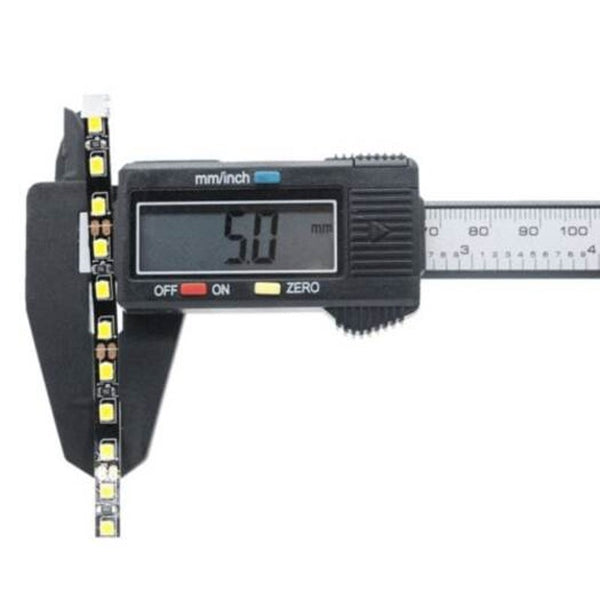 5Mm Wide And Thick Fpc High Brightness 2835 Light Strip 120 Led Per Metre Soft Dc12v Black 1M Cold White String Lights