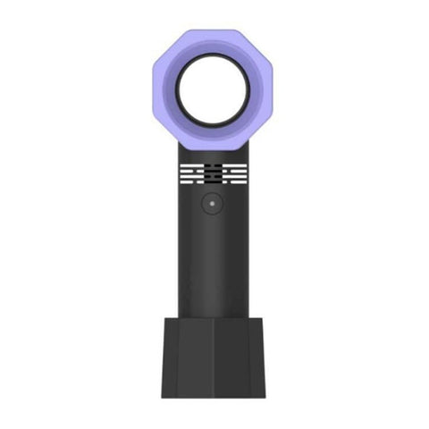 9 Handheld Mini Bladeless Handy Fan Black Portable Fans