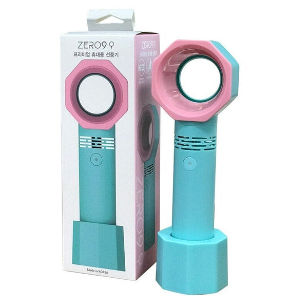 9 Handheld Mini Bladeless Handy Fan Black Portable Fans