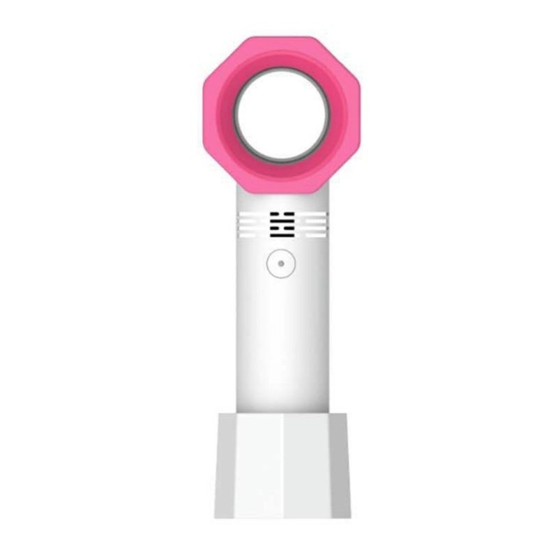 9 Handheld Mini Bladeless Handy Fan White Portable Fans