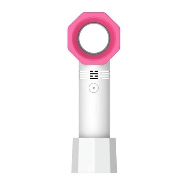 9 Handheld Mini Bladeless Handy Fan White Portable Fans