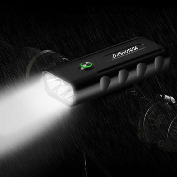 Bx3 2400Lm Mode Led Flashlight Usb Rechargeable Bicycle Lamp Black Lights & Reflectors