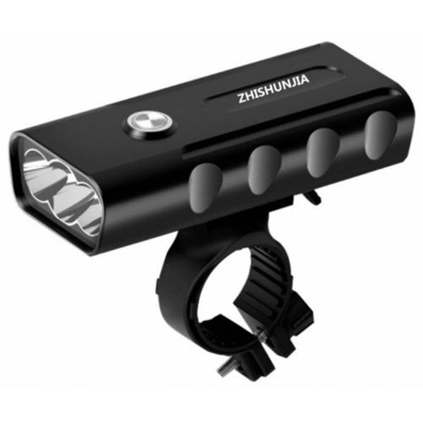 Bx3 2400Lm Mode Led Flashlight Usb Rechargeable Bicycle Lamp Black