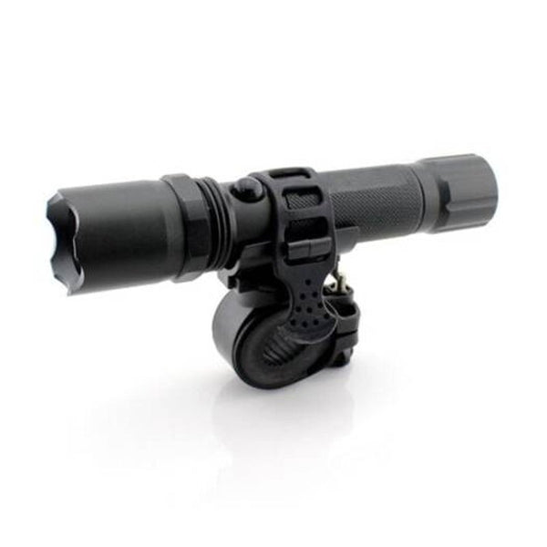 Cycling Bicycle Flashlight Torch Mount Holder Clamp Black 1Pc Lights & Reflectors