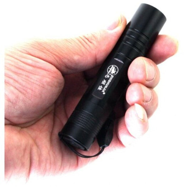 Zy 551 Mini 100Lm Cold White Led Flashlight Black 1Xaa Flashlights