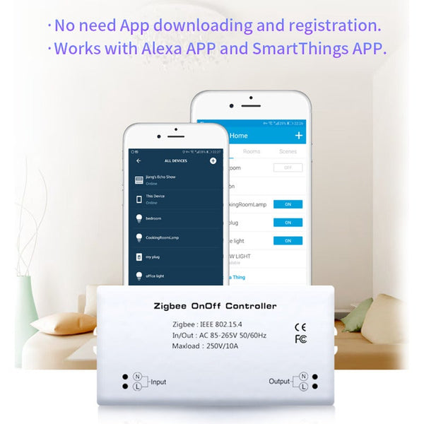 Zigbee On / Off Controller Smart Switch App Remote Home Module
