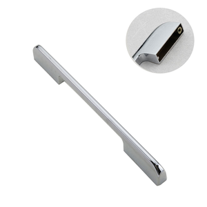 Zinc Kitchen Cabinet Handles Drawer Bar Pull Silver Color Hole To Size 192Mm