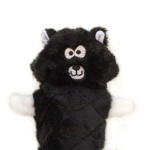Zippy Paws Zingy Skunk No Stuffing Durable Squeaky Plush Dog Toy