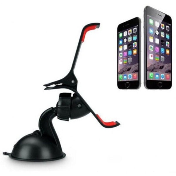 360 Degrees Rotation Universal Car Suction Mount Cell Phone / Locator Technology Holder Black Mounts & Holders