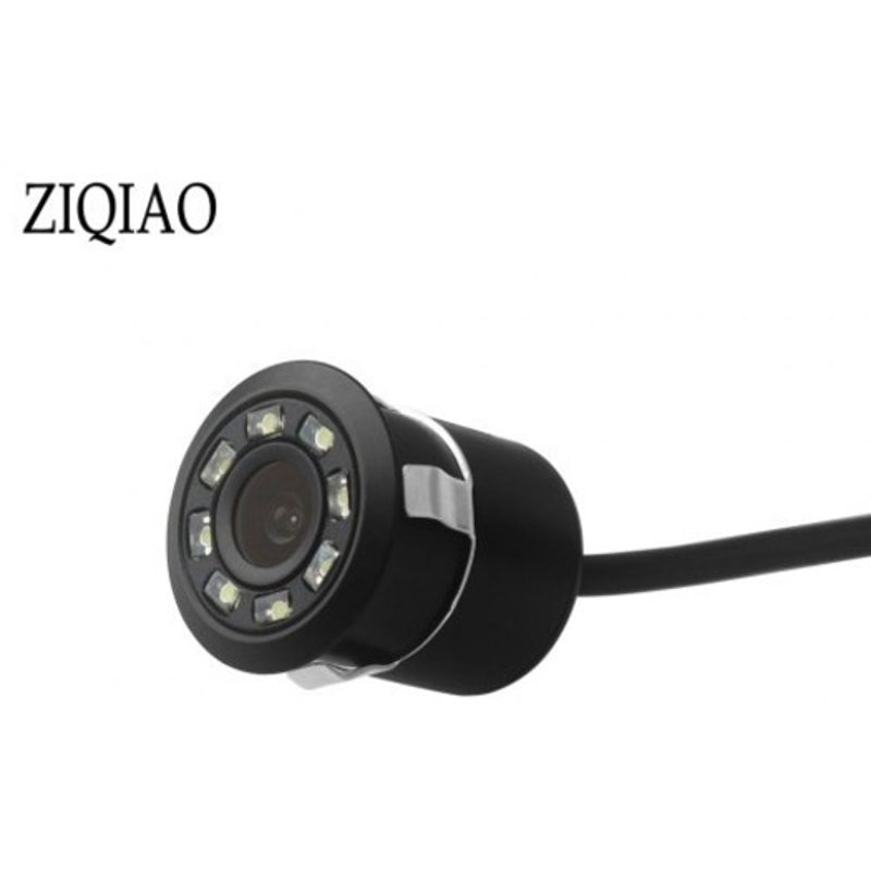 8 Led Car 170 Degree Night Vision Rear View Backup Camera Black Rear ...