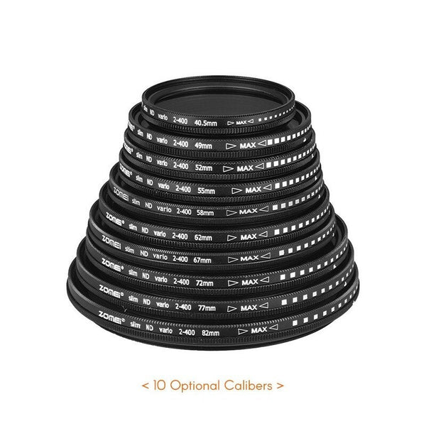 62Mm Ultra Slim Variable Fader Nd2 400 Neutral Density Filter Nd4 Nd8 Nd16 Nd32 To Nd400 For Sigma Tamron Sony Alpha A57 A77 A65 Dslr Cameras Filters