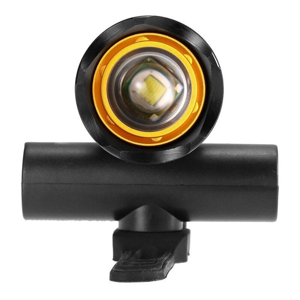 Zoomable Bike Front Light Black Lights & Reflectors