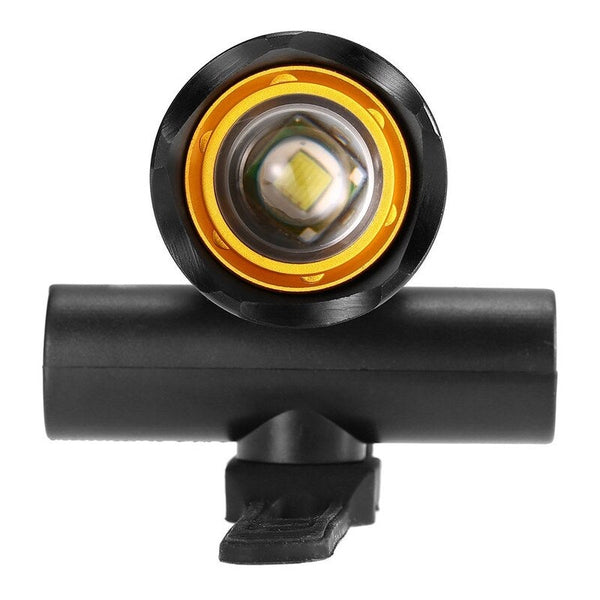 Zoomable Bike Front Light Black